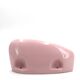 Etagère murale en porcelaine rose pâle, années 60
