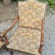 Pair of louis xiv period walnut armchairs, 17th century