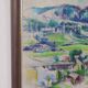 Huile sur toile originale suédoise – « Paysage » par Sture Ekengren – vintage et encadrée – 63 × 74 cm