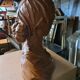Terracotta bust of a woman