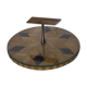 Straw marquetry presentation dish