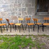 Slatted chairs 50s