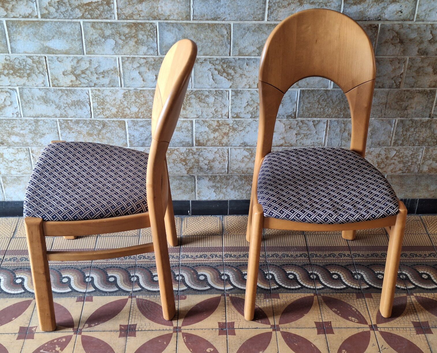 Pair of Danish Morten dining chairs designed by Niels Koefoed