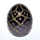 FABERGE Egg paperweight engraved purple gold signed by Fabergé numbered
