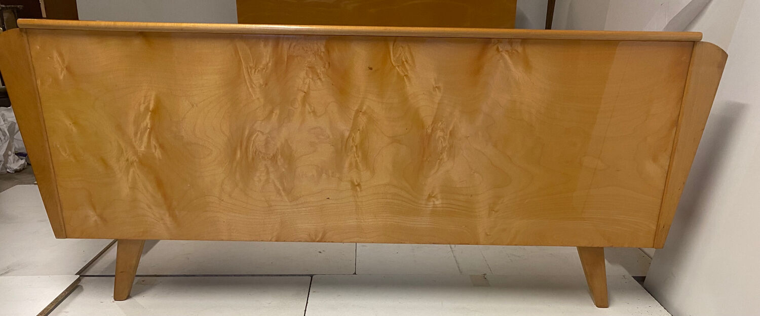 Vintage bed and bedside