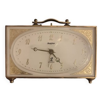 Jaz - jazistor alarm clock 1968 golden brass
