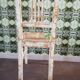 Set of 5 vintage wooden chairs