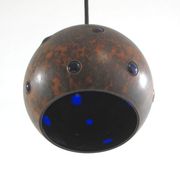 Nanny Still for Raak Globe Pendant Lamp 1960s Copper & Glass Finnish Modern