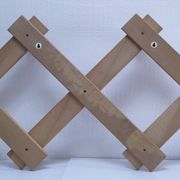 Solid pine crossbar coat rack from the 90s