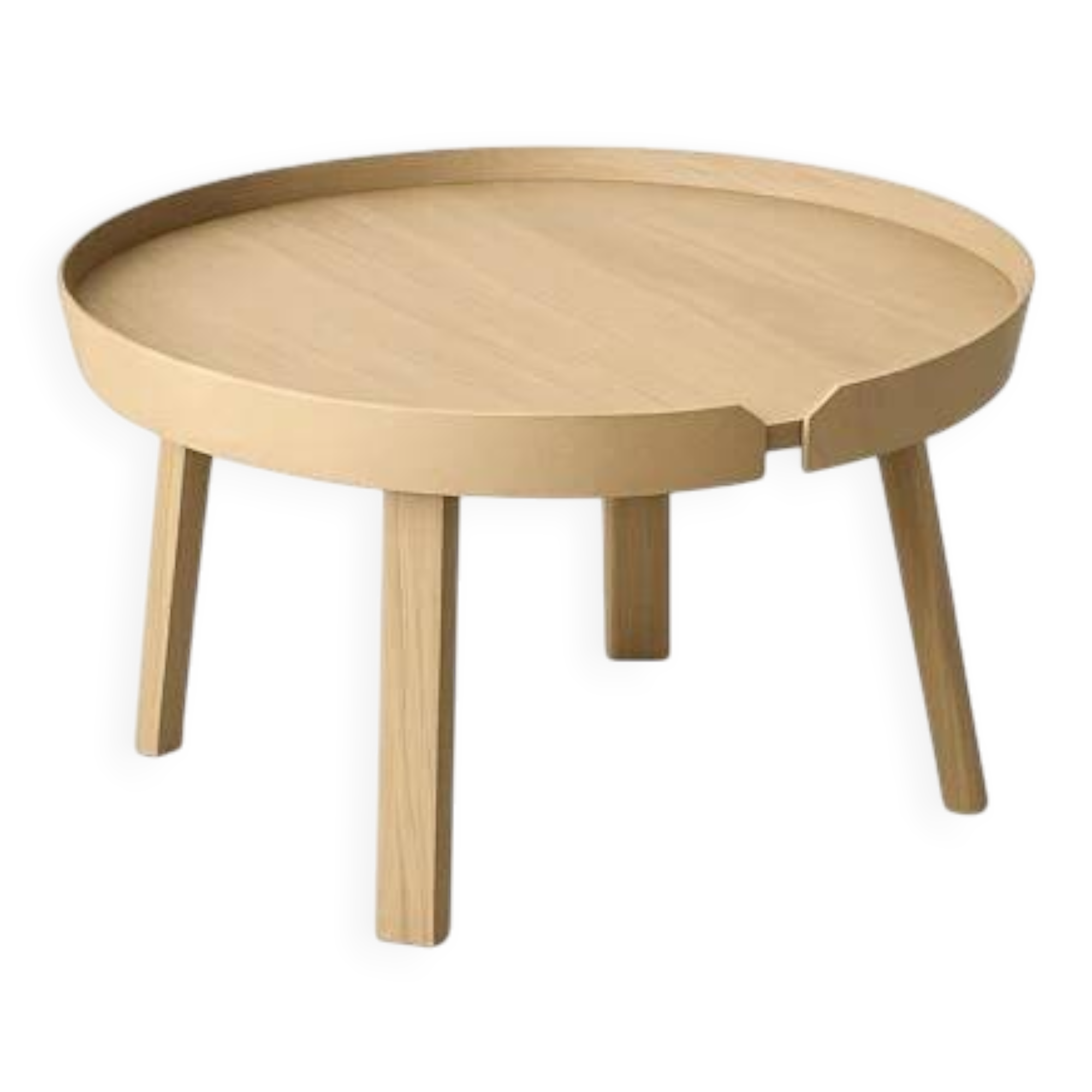 Round wooden coffee table Around - Muuto