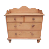 Victorian English Pine chest of drawers