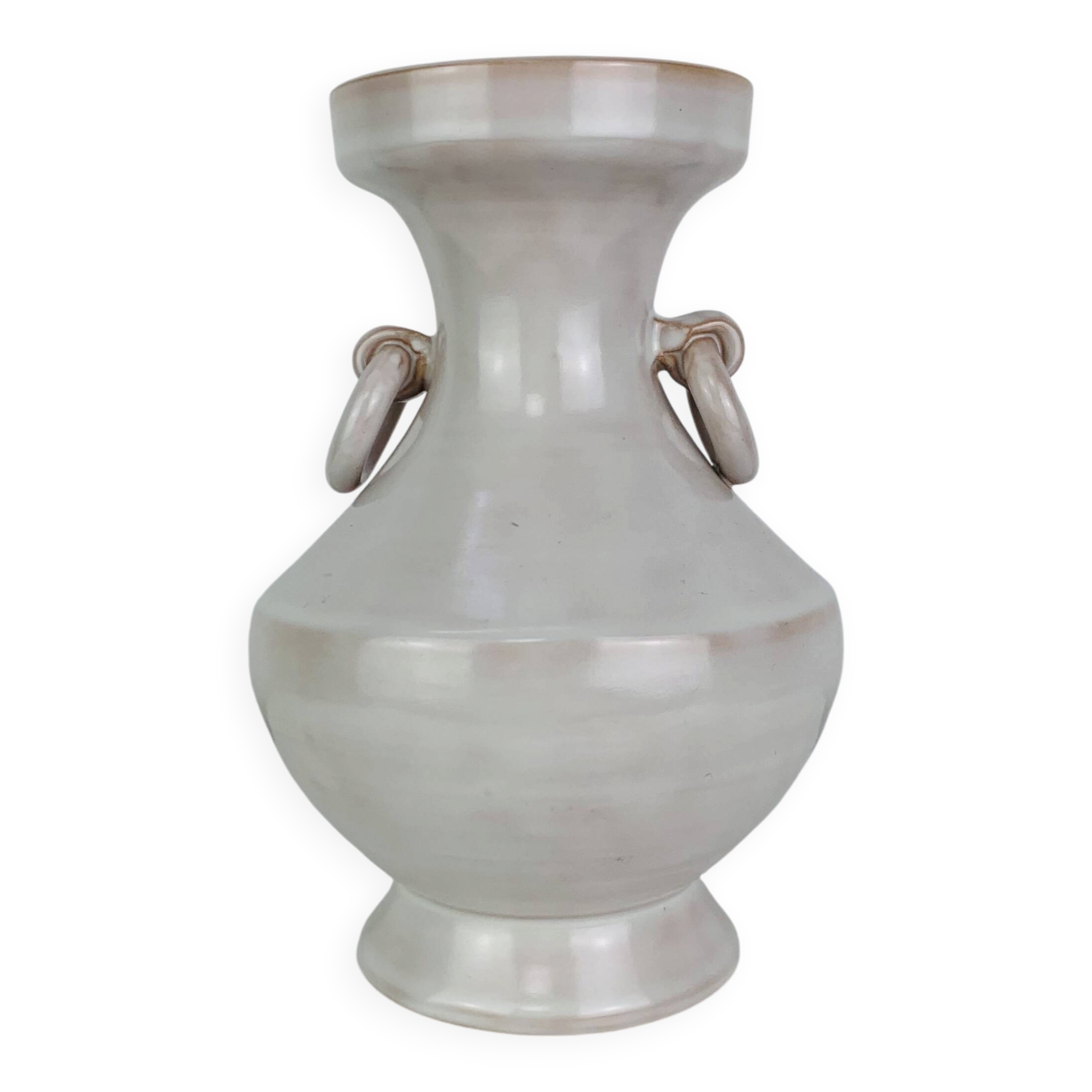 Ceramic vase with handles "Arezzo Italy", vintage