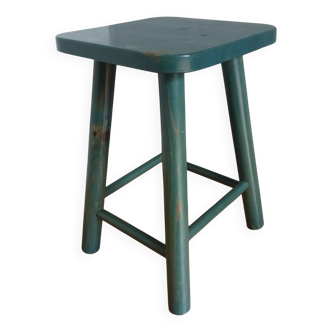 Solid pine stool