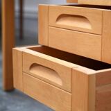 Light wood desk