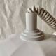 Vintage white ceramic up-and-down pendant light