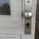 Ancienne porte En bois vitrée Vintage