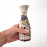 Ceramic Hand Painted Botanical Vase By Elio Schiavon, Collectable Pottery