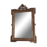 Ancient mirror with pediment 81x122cm