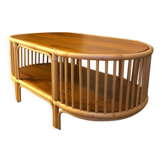 Rattan coffee table