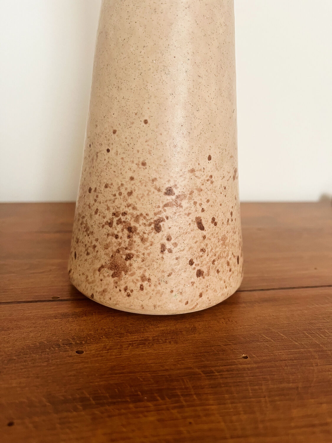 Stoneware vase diabolo 60s