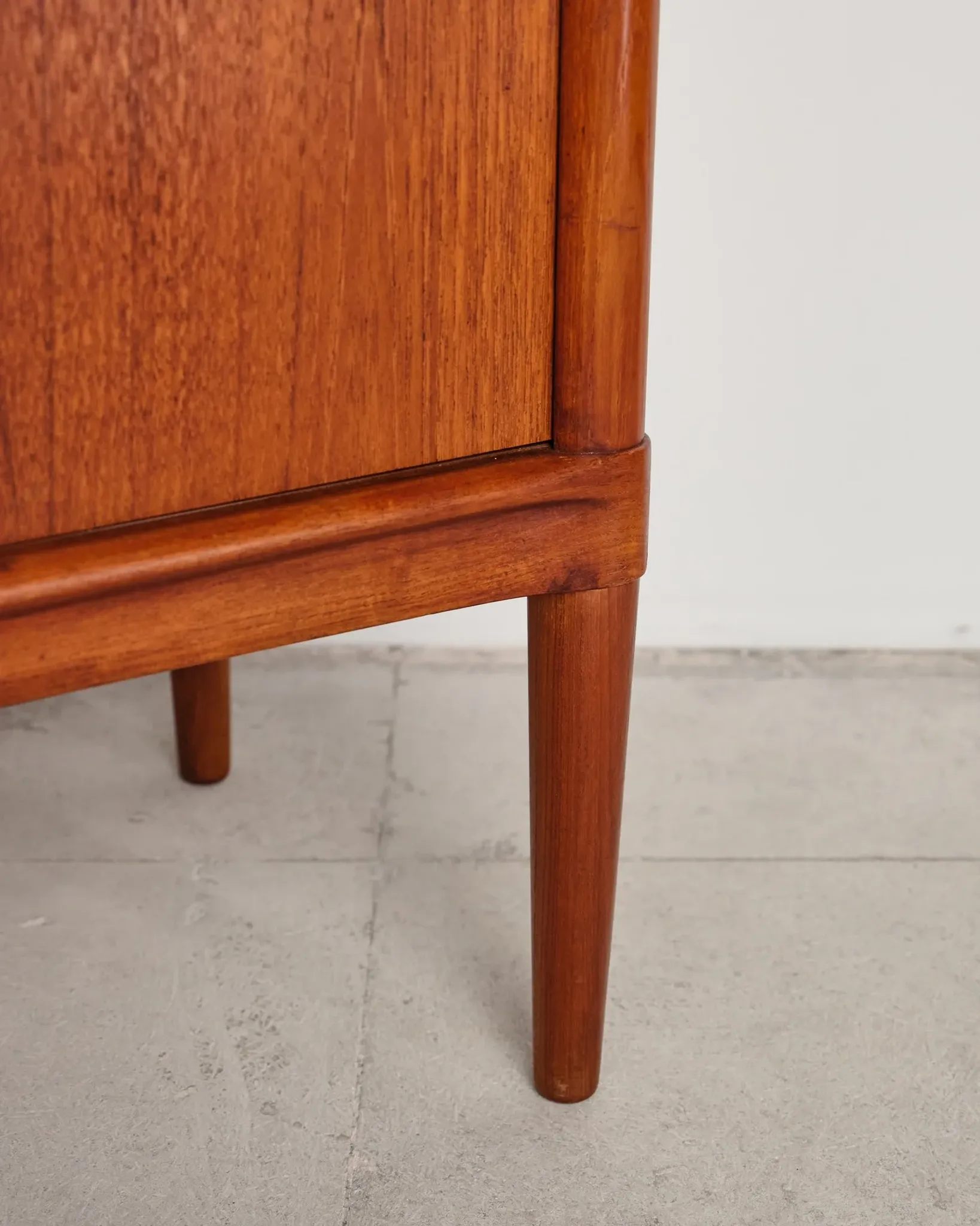 Teak enfilade by H.W. Klein for Bramin, Denmark, 1960s.