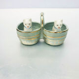 Cute kitten salt shaker