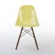 Chaise Shell DSW Eames Vintage Original Herman Miller Jaune Citron