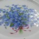 Myosotis porcelain dish