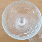 Chiseled glass candy box