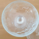Chiseled glass candy box