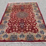 Paire de tapis d'orient iran kashan - fait main - dimensions: 1, 42 x 2.15 mètres