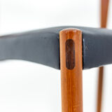 Series of four chairs "Bull horn" , 1950s