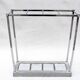 Art Deco umbrella holder in chromed metal