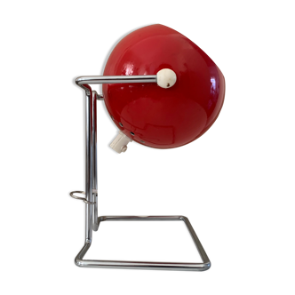 Lampe de table Red E.S Horn des années 1960