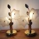 Paire de lampes de chevet des années 70