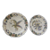 Pair of decorative plates Charolles – hand-painted earthenware – work