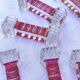 12 colored crystal knife holders - 1970