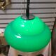 Space age green suspension - 70s - silent made in italy