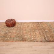 Peach Vintage Moroccan Rug 178 x 264 cm, Berber Wool Rug, Handmade Boho Rug