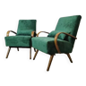 Paire de fauteuils par Jindrich Halabala restaurés
