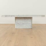 1980s marble coffee table