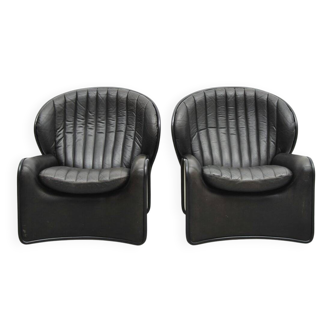 Lotos armchairs by Anderé Vandenbeuck for Strässle International, 1970s