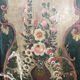3-panel screen in painted wood