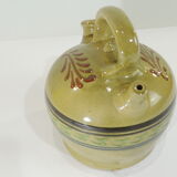 Gargoulette/Glazed terracotta jug/vintage/pitcher
