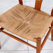 4 "CH24" Wishbone dining chairs by Hans J. Wegner for Carl Hansen & Son