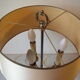 Desk lamp 3 fires style hot water bottle brass and bronze lion's paw deco office living room