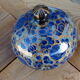 Round cash papier-mâché box from Kashmir