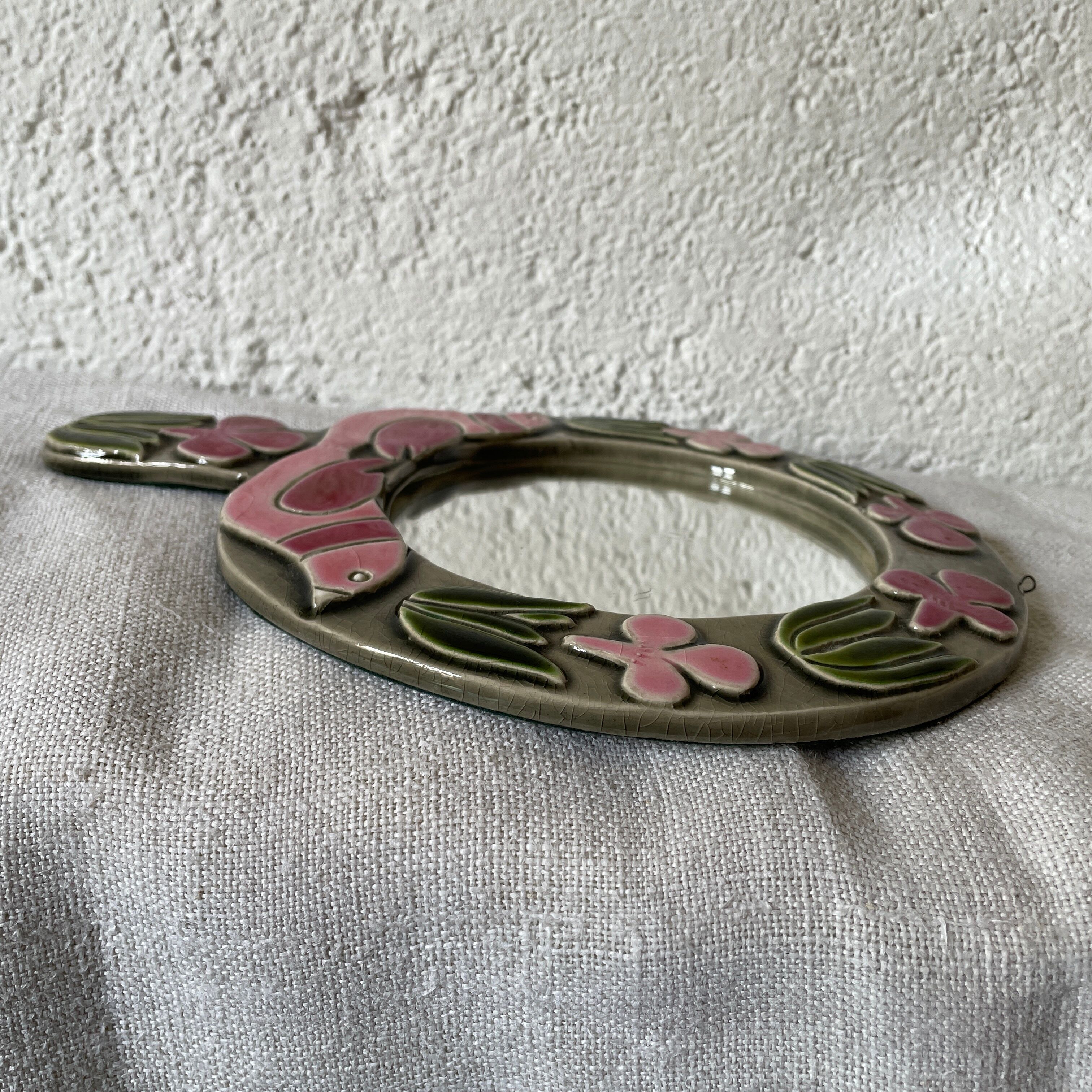 Mithé espelt ceramic mirror 1960