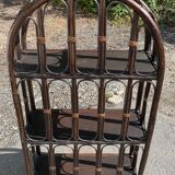 Rattan shelf