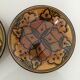 Set of 2 Moroccan deep plates.